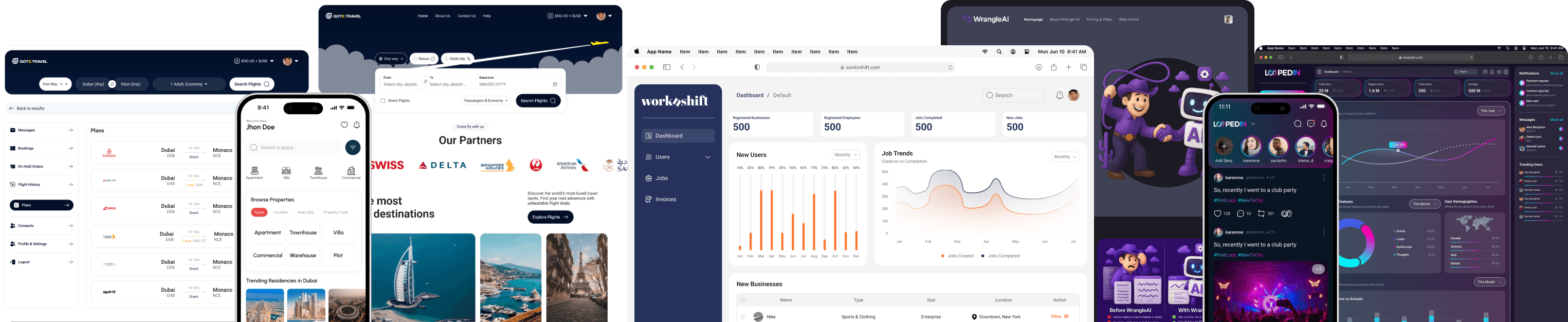Portfolio projects showcase
